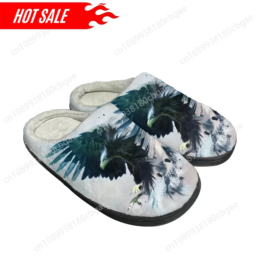 

Hot Cool USA Eagle Fashion Cotton Custom Slippers Mens Womens Sandals Plush Casual Keep Warm Shoes Thermal Comfortable Slipper
