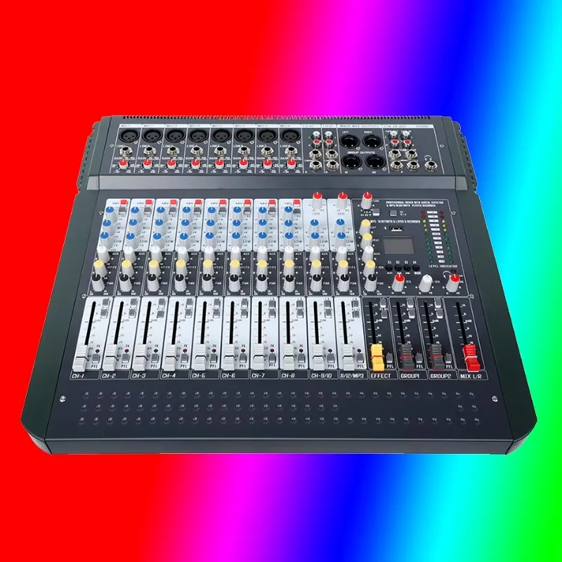 YYHC Hot Sale 12 Channels Mixer Sound Console High Quality China  Manufacturer