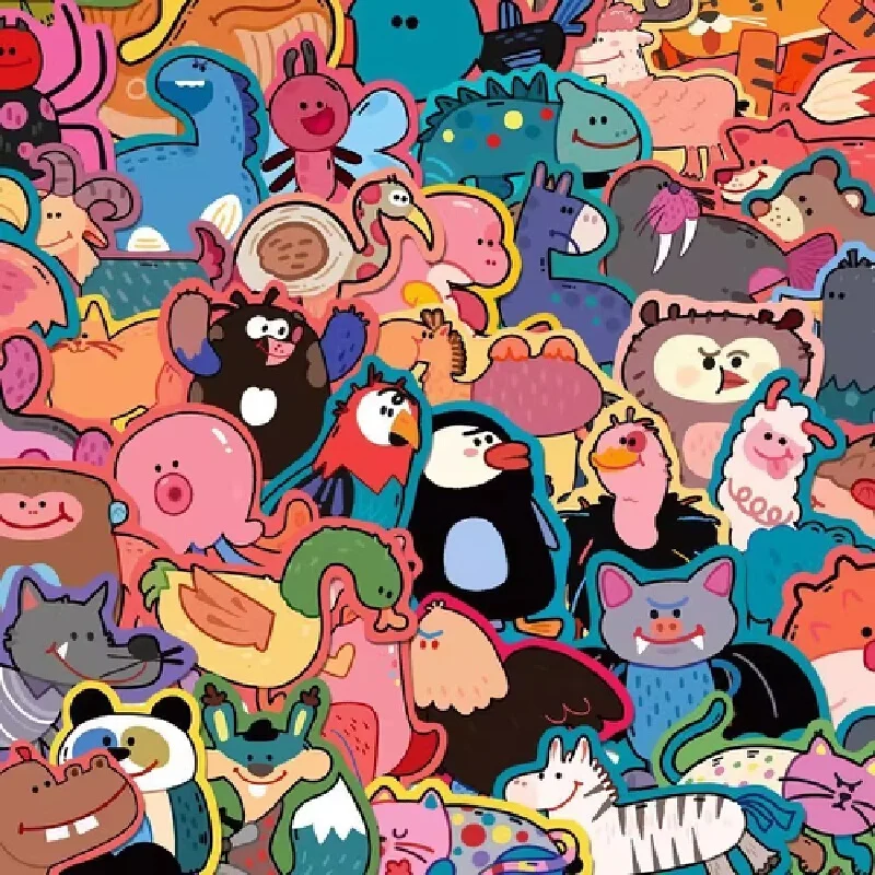 

Милые Мультяшные Стикеры для маленьких животных, креативные модные наклейки на телефон со стразами, чашка для воды, холодильник, кружка, шлем