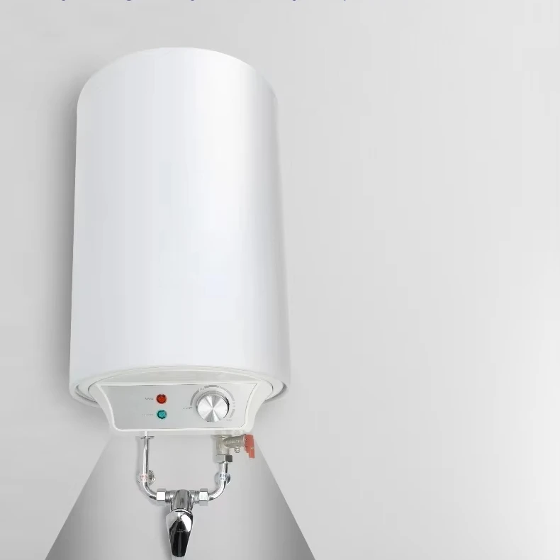 2000W Anticreeping Variable Frequency Electric Water Heater 100L Wall-Mounted Storage Instant Heat & Timed Booking Use