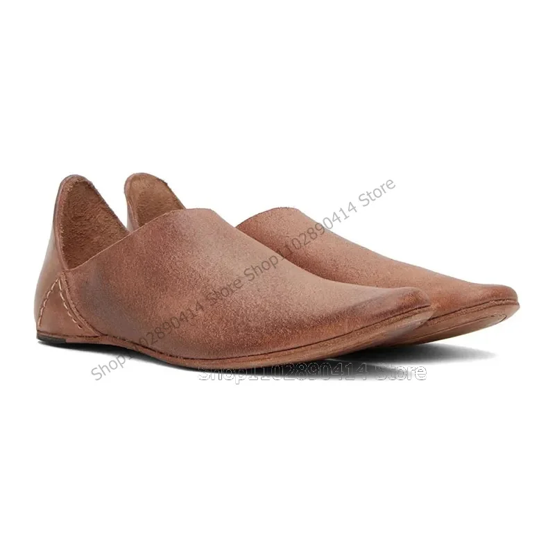 

Two Colors Pointed Toe Low Top Men Shoes Fashion Slip On Men Casual Shoes Luxury Handmade Party Banquet Office Men Dress Shoes