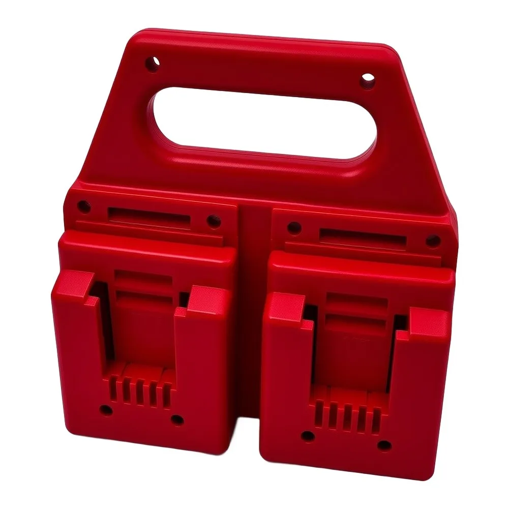 Red ABS For Battery Storage Stand Holder Bracket For WA3530 WA3551 WA3553 WA3572 18V 4PIN P'ower Tool Batteries Organizer Rack