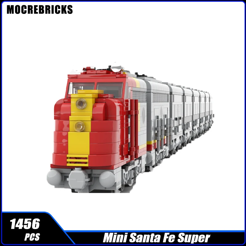 MOC-157568 City Railway Track Curve Radius Mini Train Building Block Assembly Model Brick Toy Children's Christmas Gifts