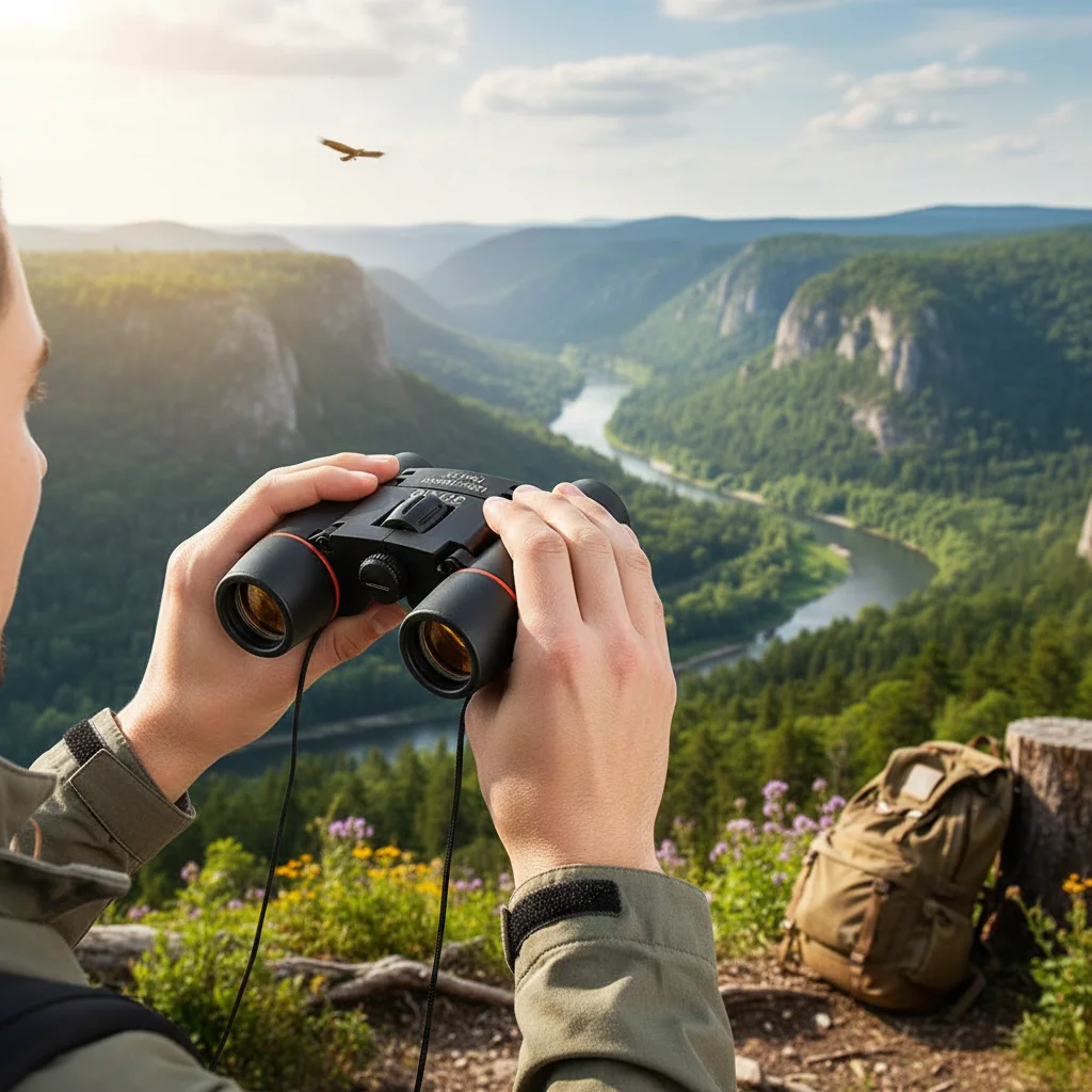 Mini Foldable Binoculars 30x60 HD FMC Coated Lightweight Shockproof Outdoor Bird Watching Concert Sports Travel Telescope