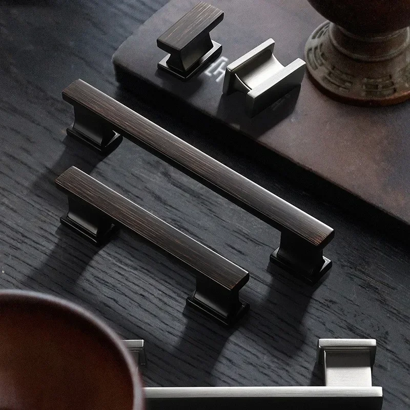 Modern Minimalist Pulls Cupboard Pearl Gray Gold Cabinet Door Handles Zinc Alloy Kitchen Drawer Handles Furniture Hardware