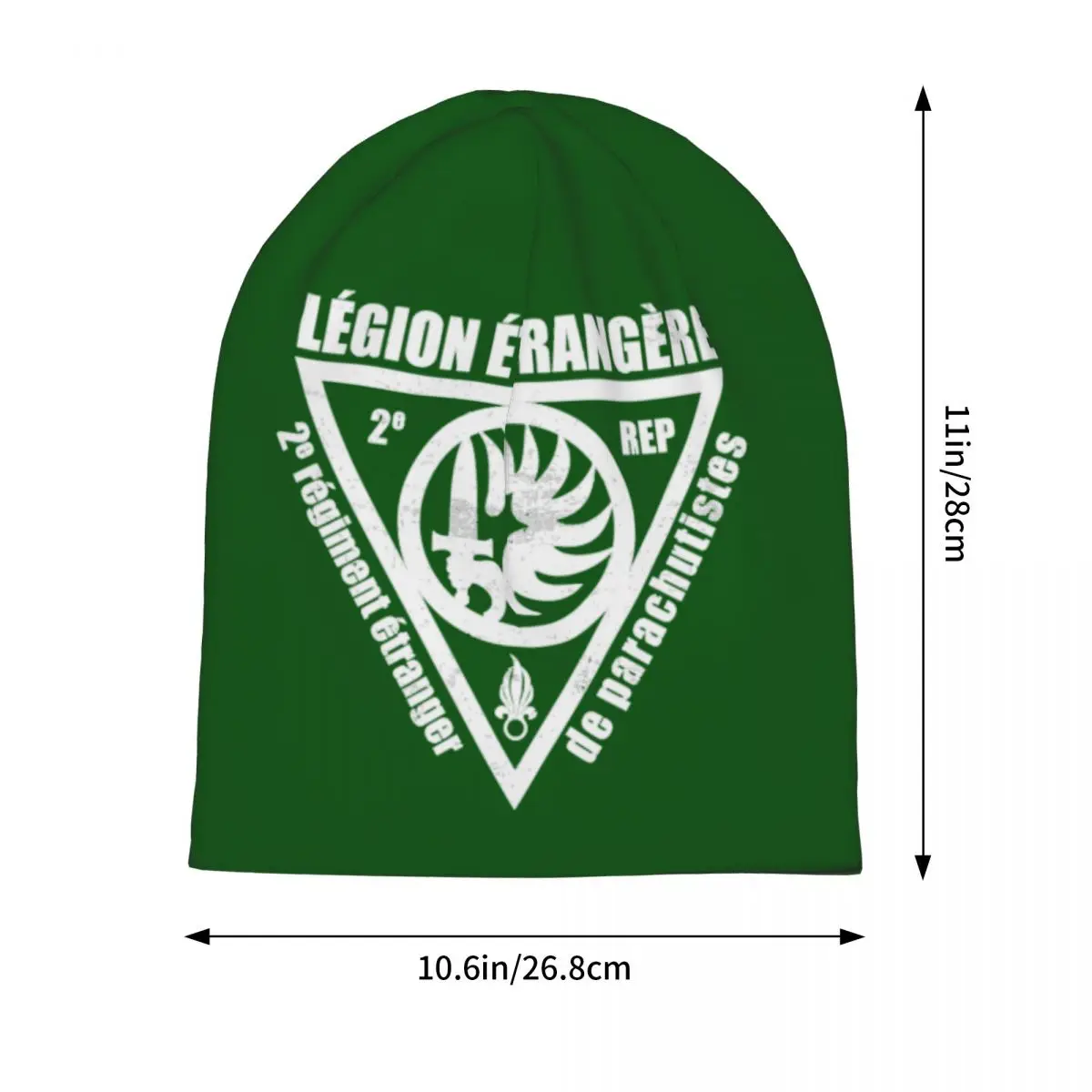 French Foreign Legion Bonnet Hat Autumn Winter Skullies Beanies Hats France Apedes Legio Patria Nostra Knit Hat Dual-use Caps