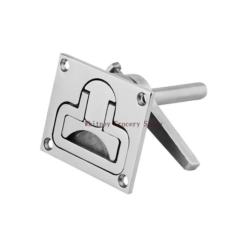 

Marine Grade 316 Stainless Steel Cam Latch Flush Pull Deck Latch Turning Lock Lift Handle For Yacht RV Caravan Deck Cabinet Door