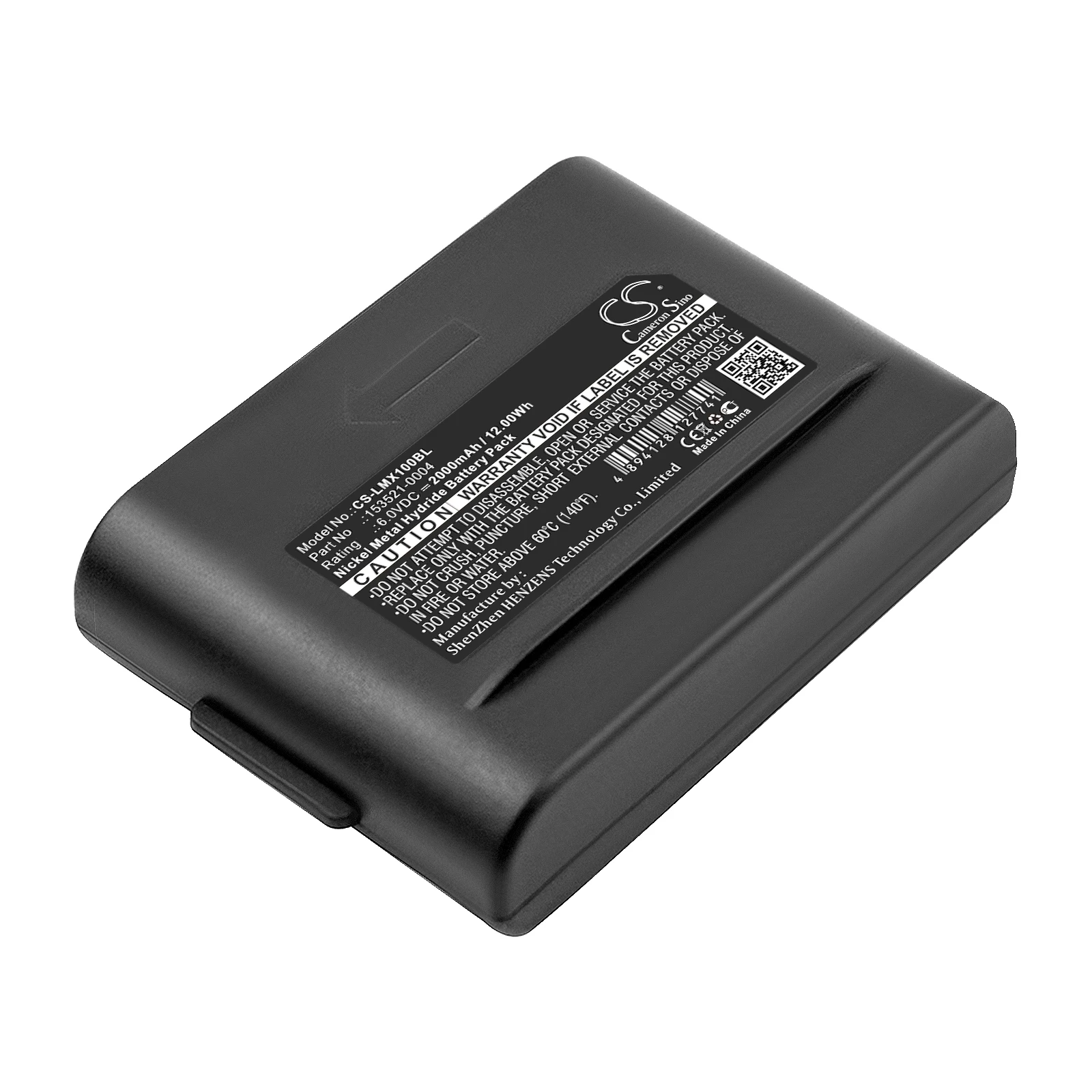 6.0V 2000mAh Barcode Scanner Battery 153521-0004 for LXE MX1
