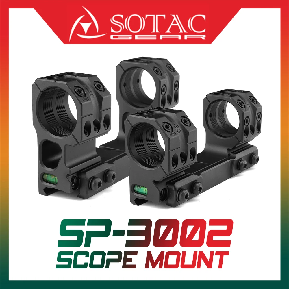 

2024 New SP-3002 SP-4002 Mount 30-34mm 0MOA 1.50" 1.93" Height Scope Mount with Surfaces for Scope Accessories Airsoft