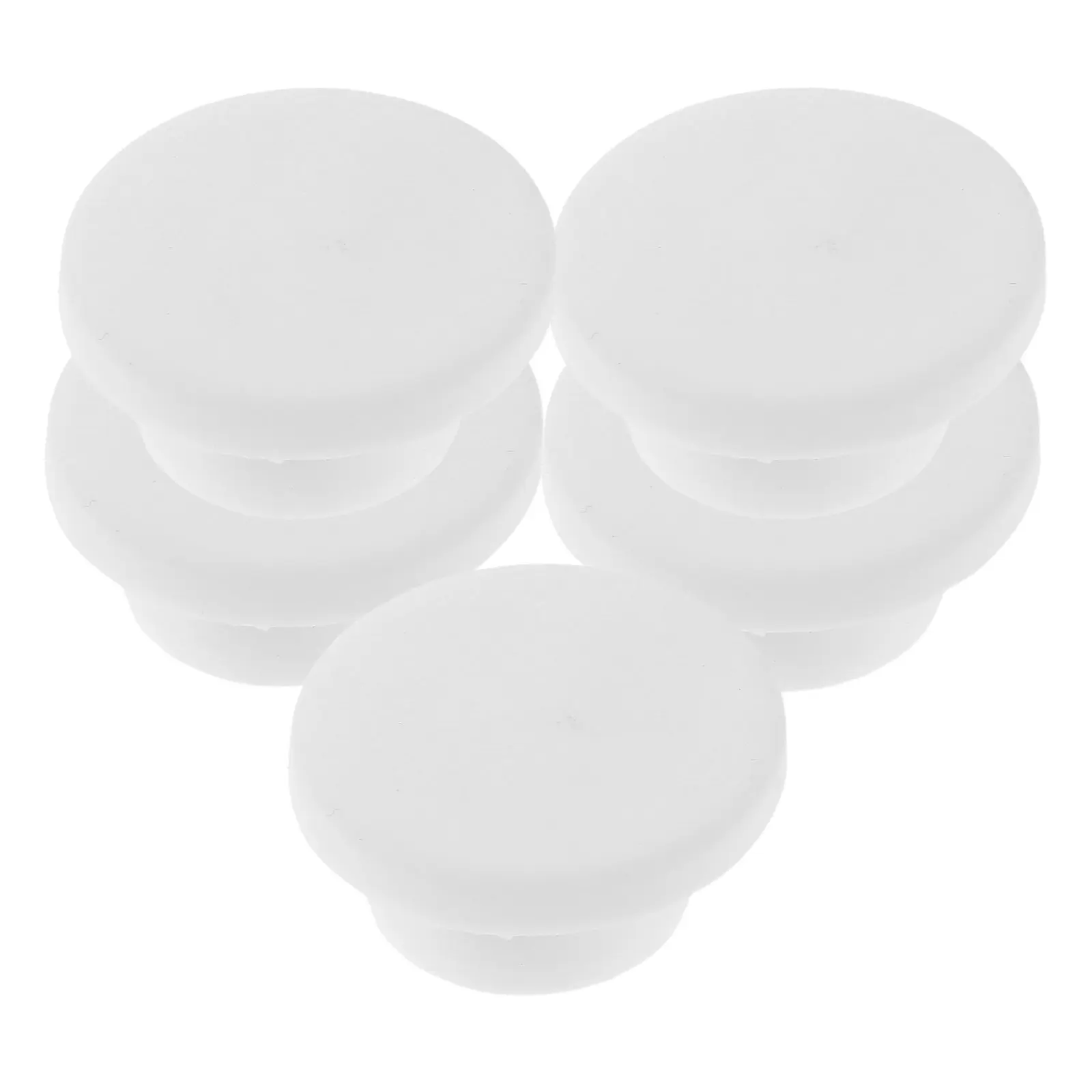 

5Pcs Silicone Bathtub Overflow Plugs Round Leak Prevention Tub Sink Drain Covers Reusable High Temperature