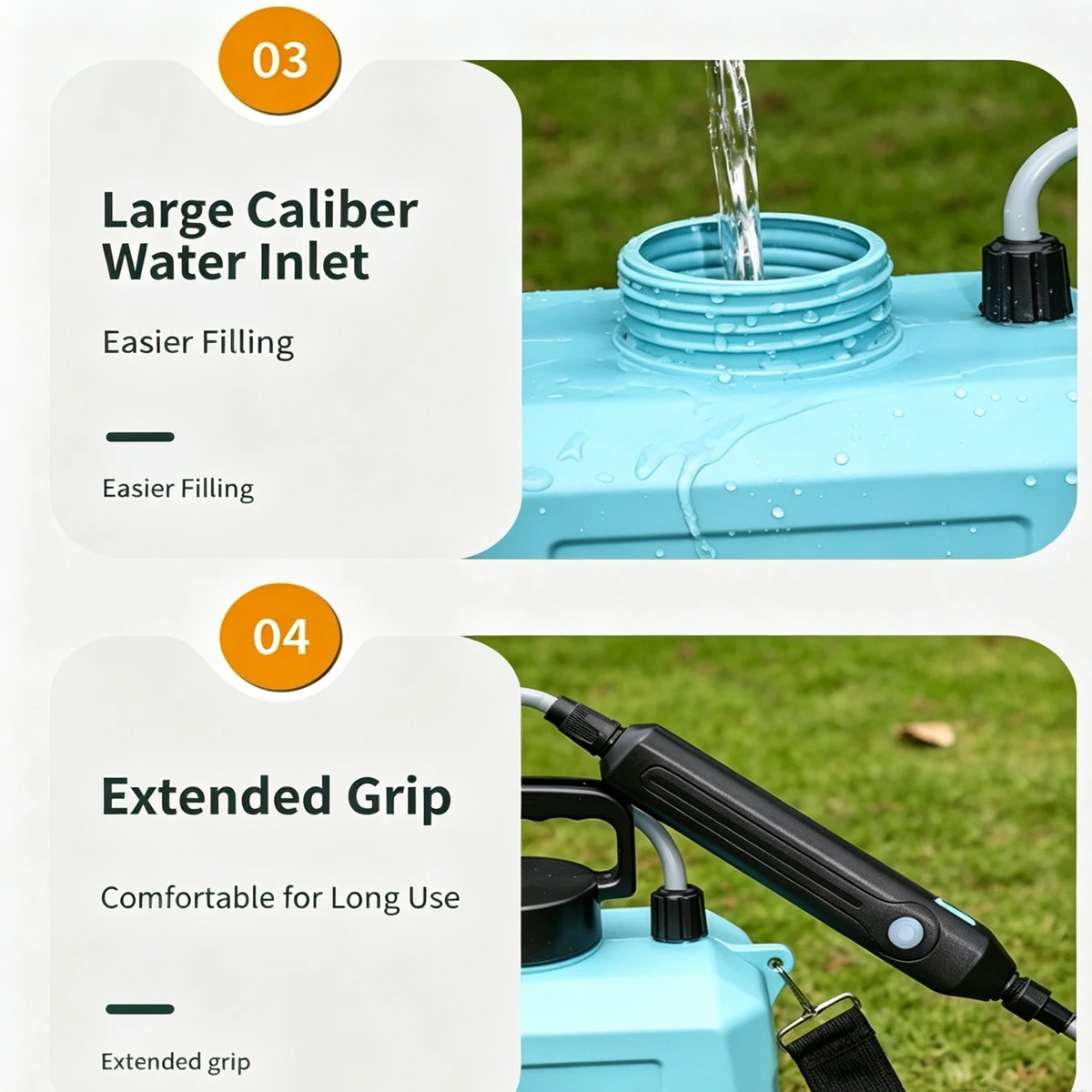 High Pressure Sprayer Fumigator Weed Electric Garden Spray Gun Mist Water 5 L Battery-powered Vegetable Products Rechargeable 8L