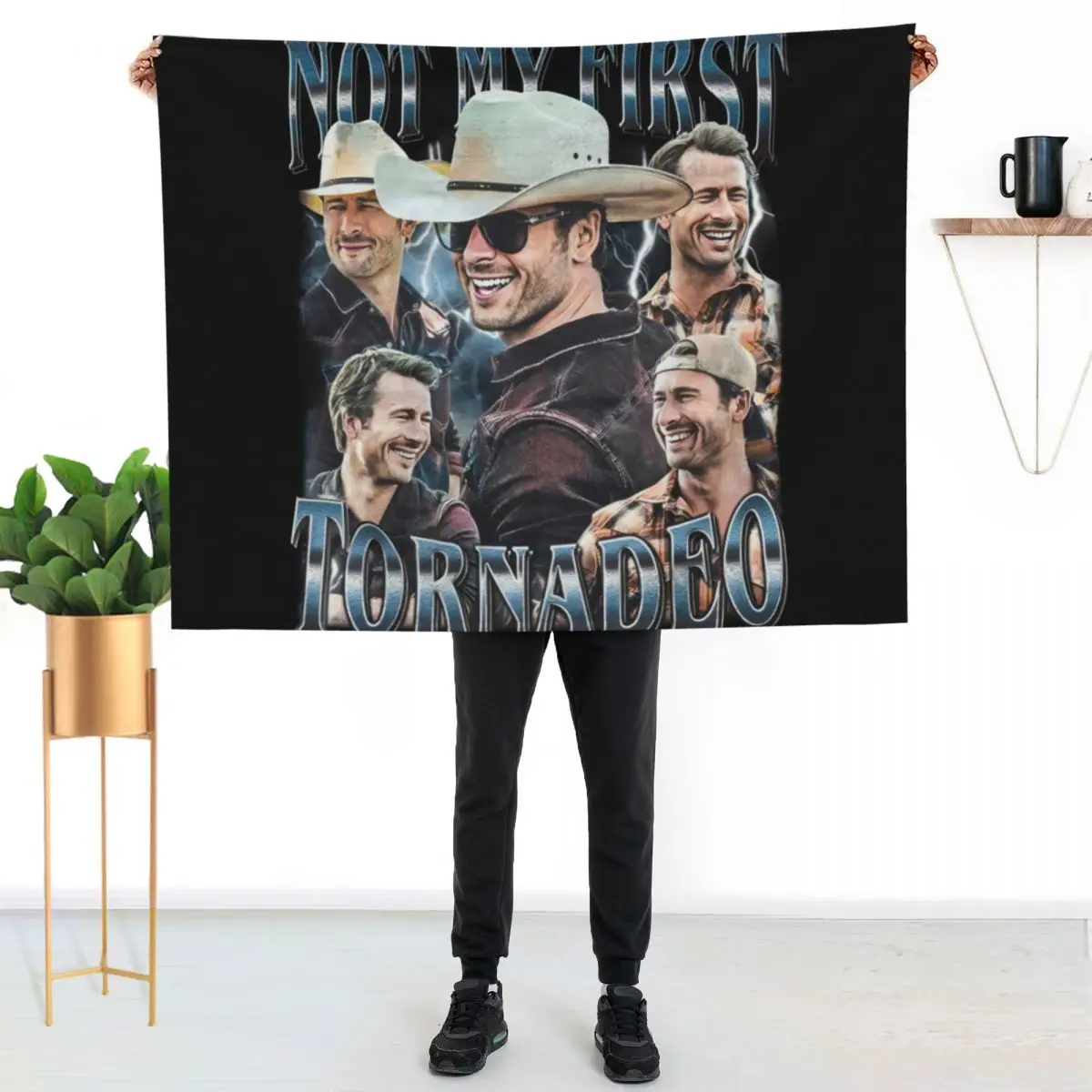 Glen Powell Throw Blanket blankets and throws Blankets For Baby Comforter Bed Travel heavy to sleep Blankets