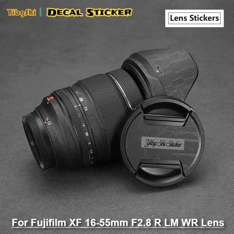 Für Fuji XF 16-55 F2.8 Objektiv-Aufkleberfolie für Fujifilm XF16–55mm F2.8 R LM WR Objektivschutzfolie