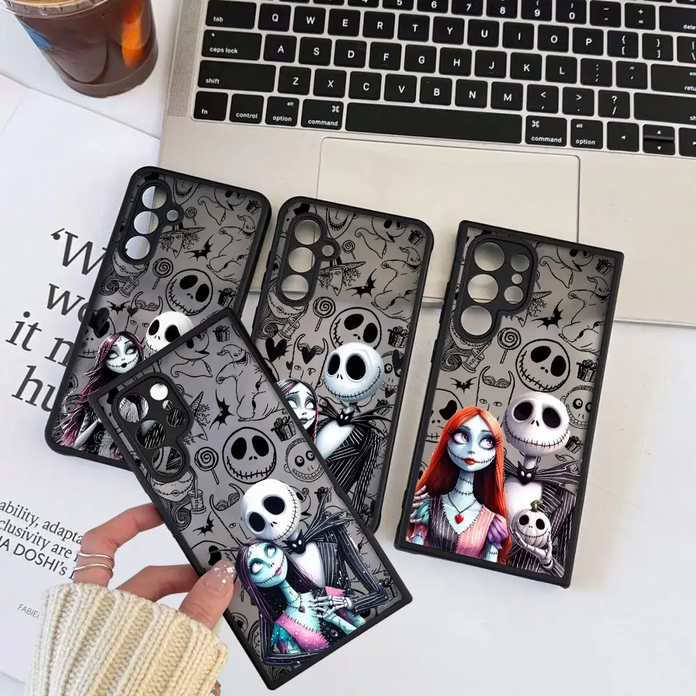 The Nightmare Before Christmas Case For Samsung Galaxy S24Ultra S23 S21 S20 Fe S10 S9 S8 Plus S23 S24 Ultra 5G Cqoue Matte Cover