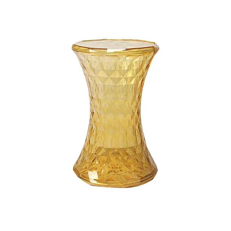 

Nordic creative crystal stool modern simple color transparent stool