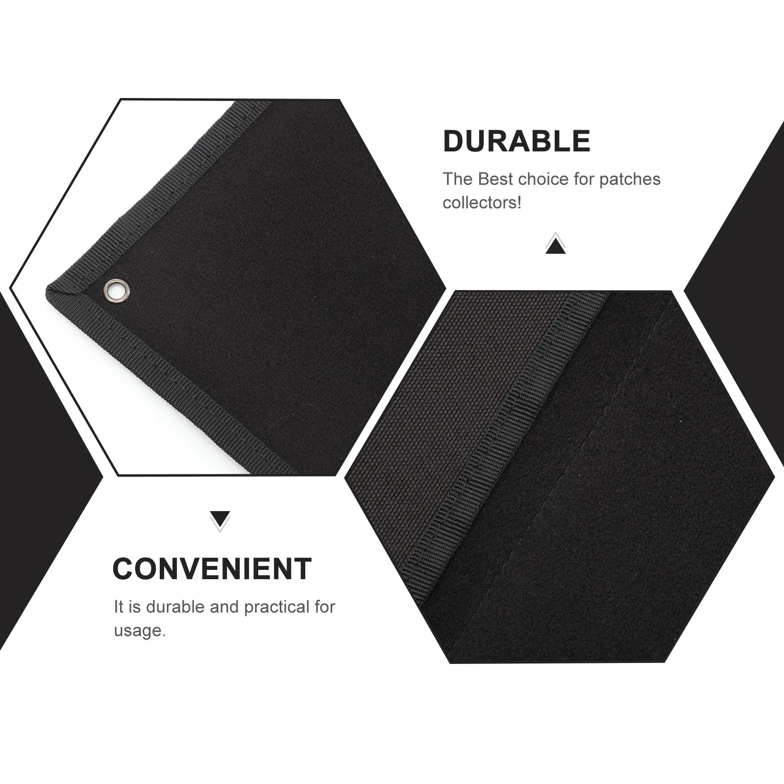 1 stücke 1 Blatt Hängen Abzeichen Tuch Für Wand Dicke Polyester Lagerung Armband Halter Für Diy Military Patches Display