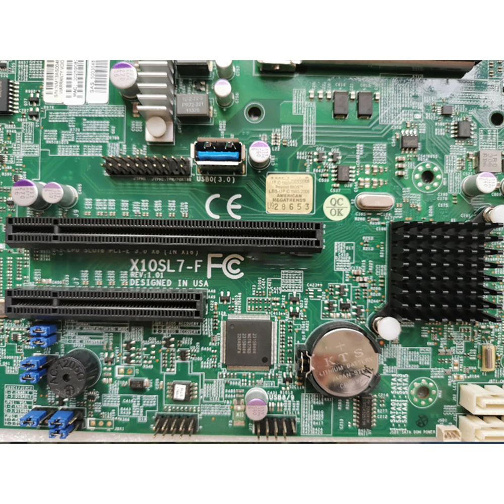 

Single Channel Server Motherboard LGA1150 Supports Main E3-1200 V3 V4 X10SL7-F