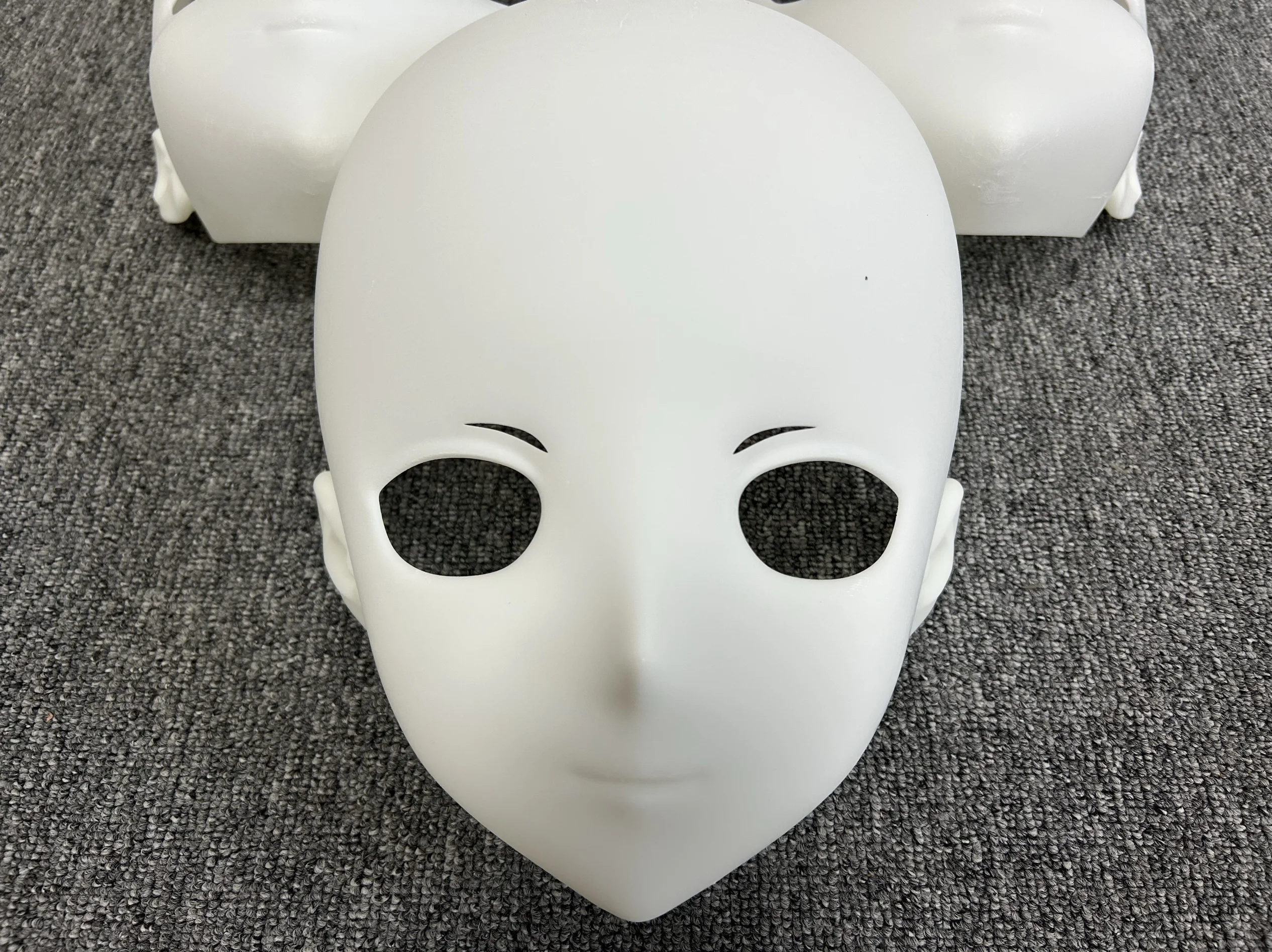 Anpassen Charakter Junge/Bily Kigurumi Halbkopf mit Schloss Anime Cosplay Kigurumi Maske