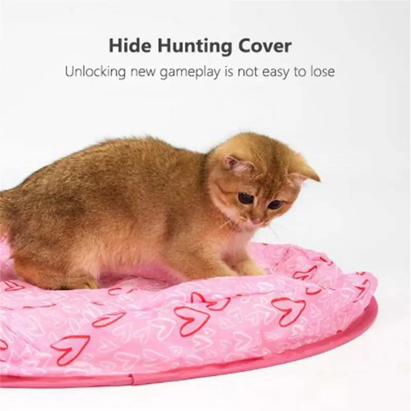 Silent Ball Package Hunting Hood Interactive Toys Cartoon Design High Quality Nylon Cloth Cat Supplies Cat Cover