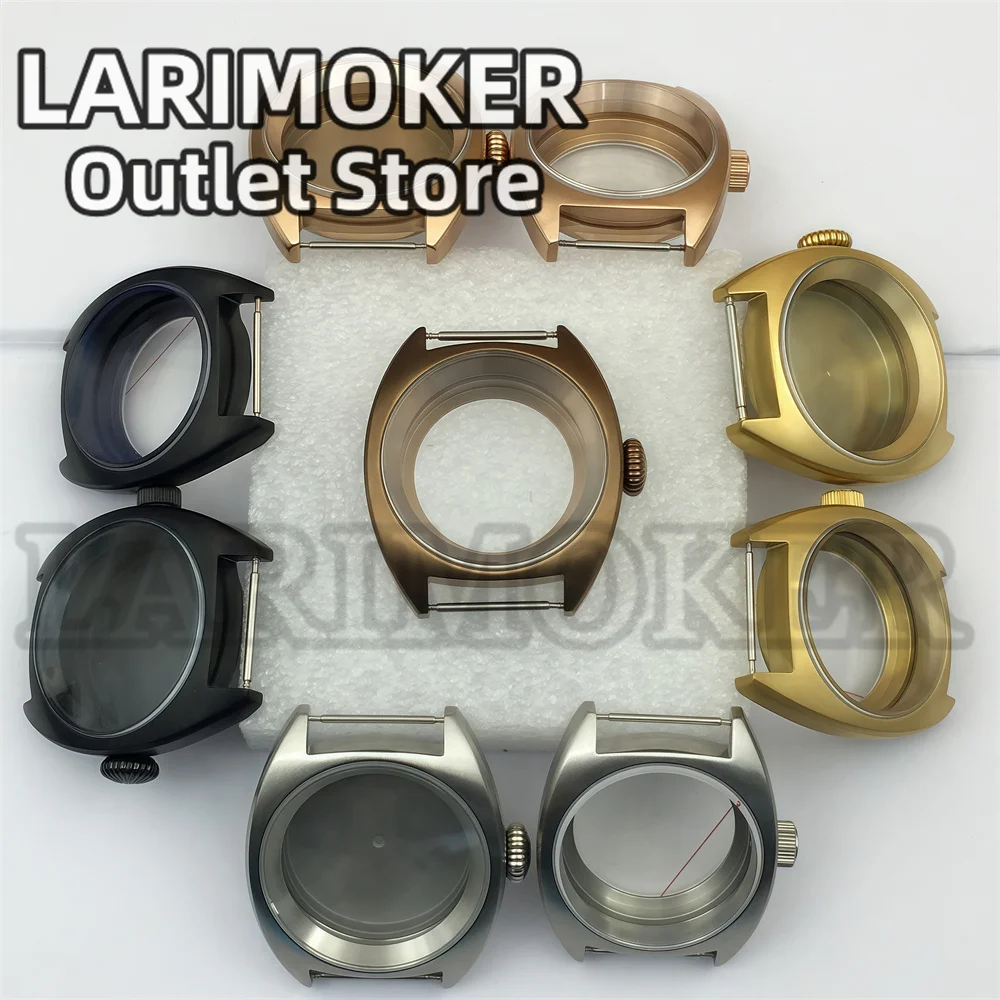 

LARIMOKER Big Crown/Small Crown ouble Domed Sapphire Glass 36mm/39mm Watch Cases Fit NH34 NH35 NH36 ETA2824 PT5000 Movement