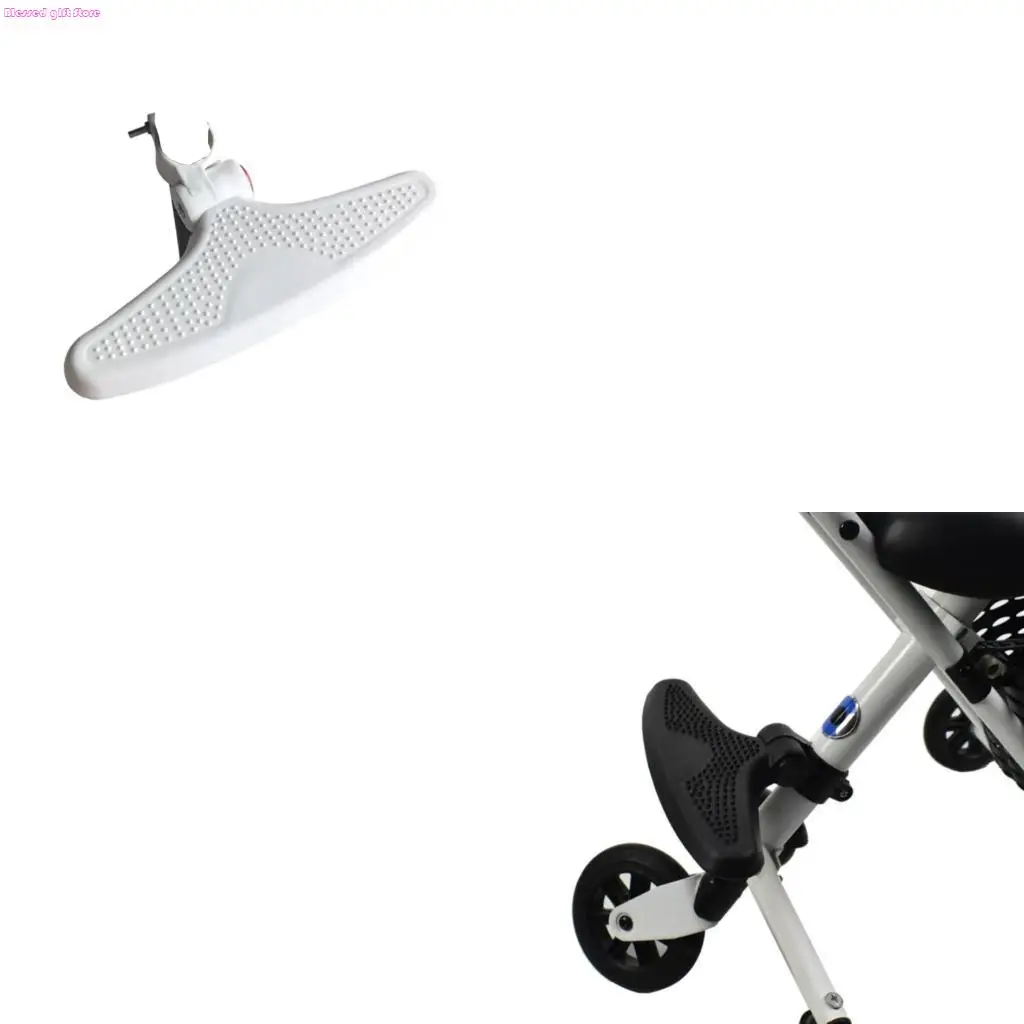 D0JC Strollers Footrest Pedal Add On Accessory High Capacity Platform Secure Mounting