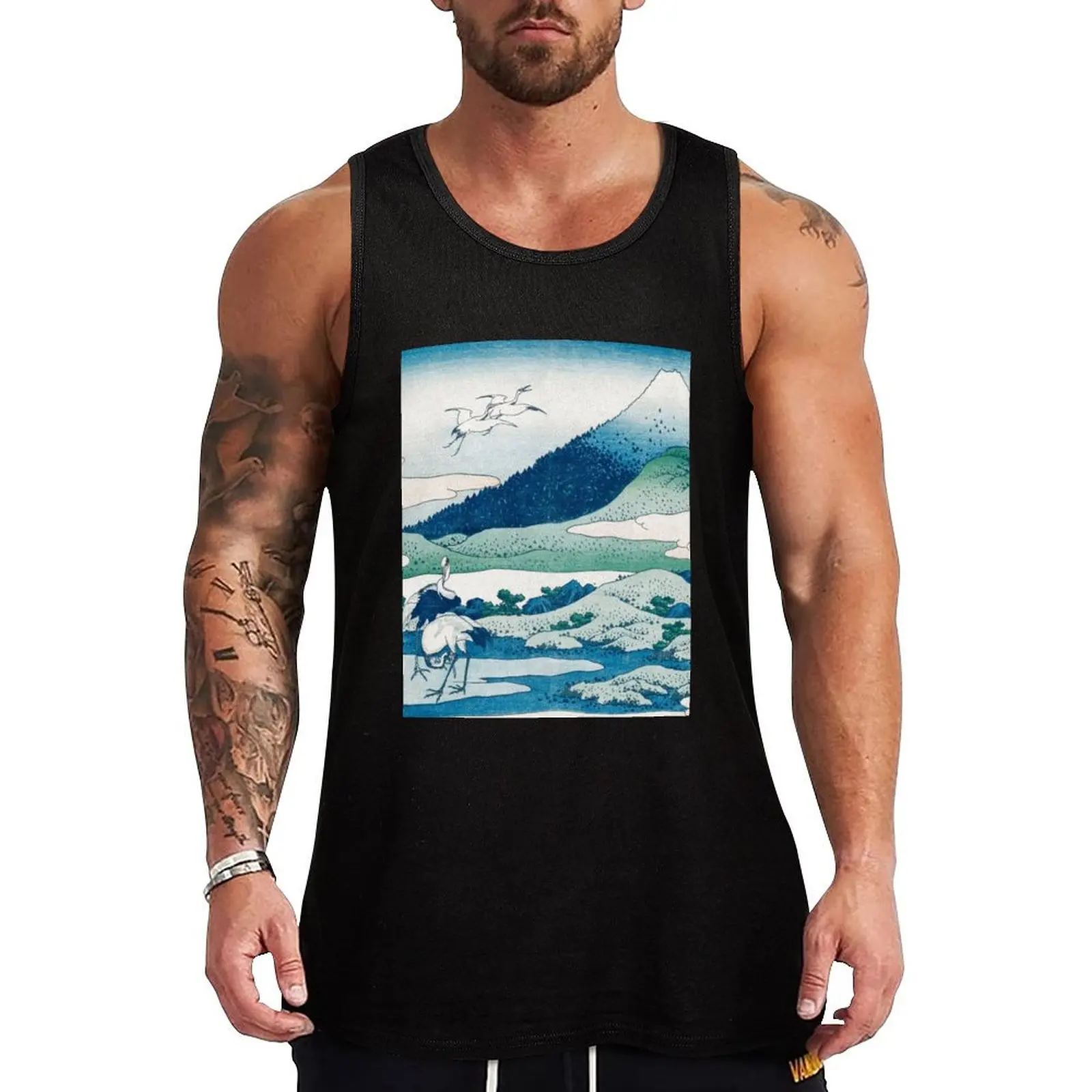 

katsushika hokusai (1760-1849) vintage Japanese Tank Top summer clothes Gym man best selling products