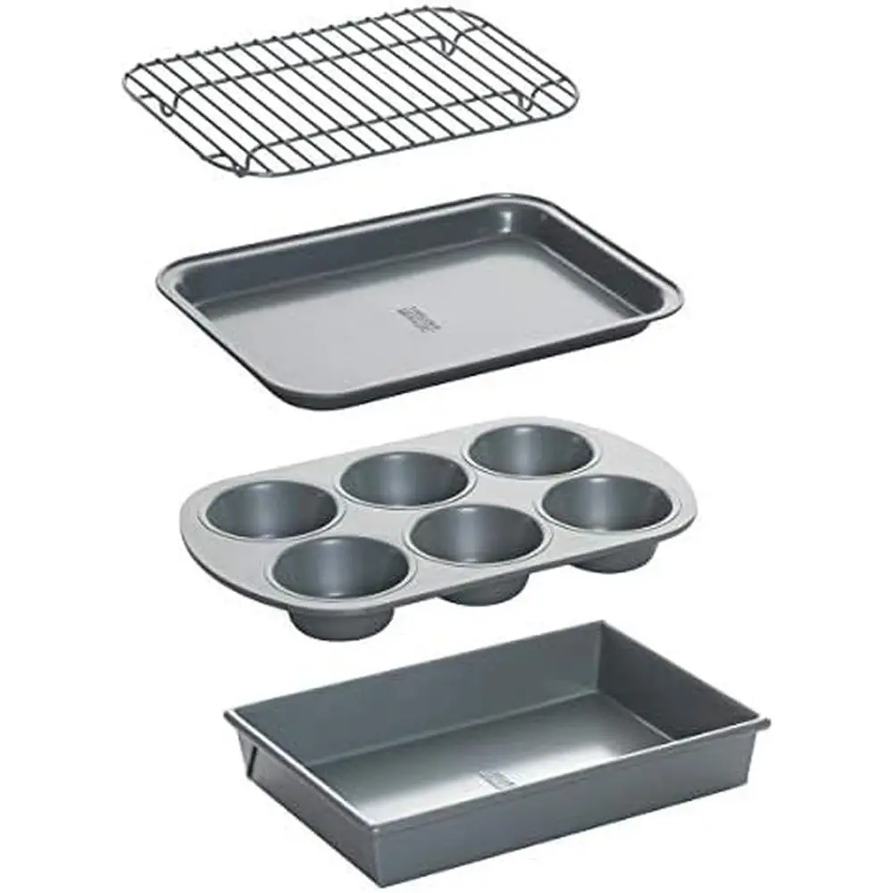 

4-Piece Non-Stick Toaster Oven Accessories Set