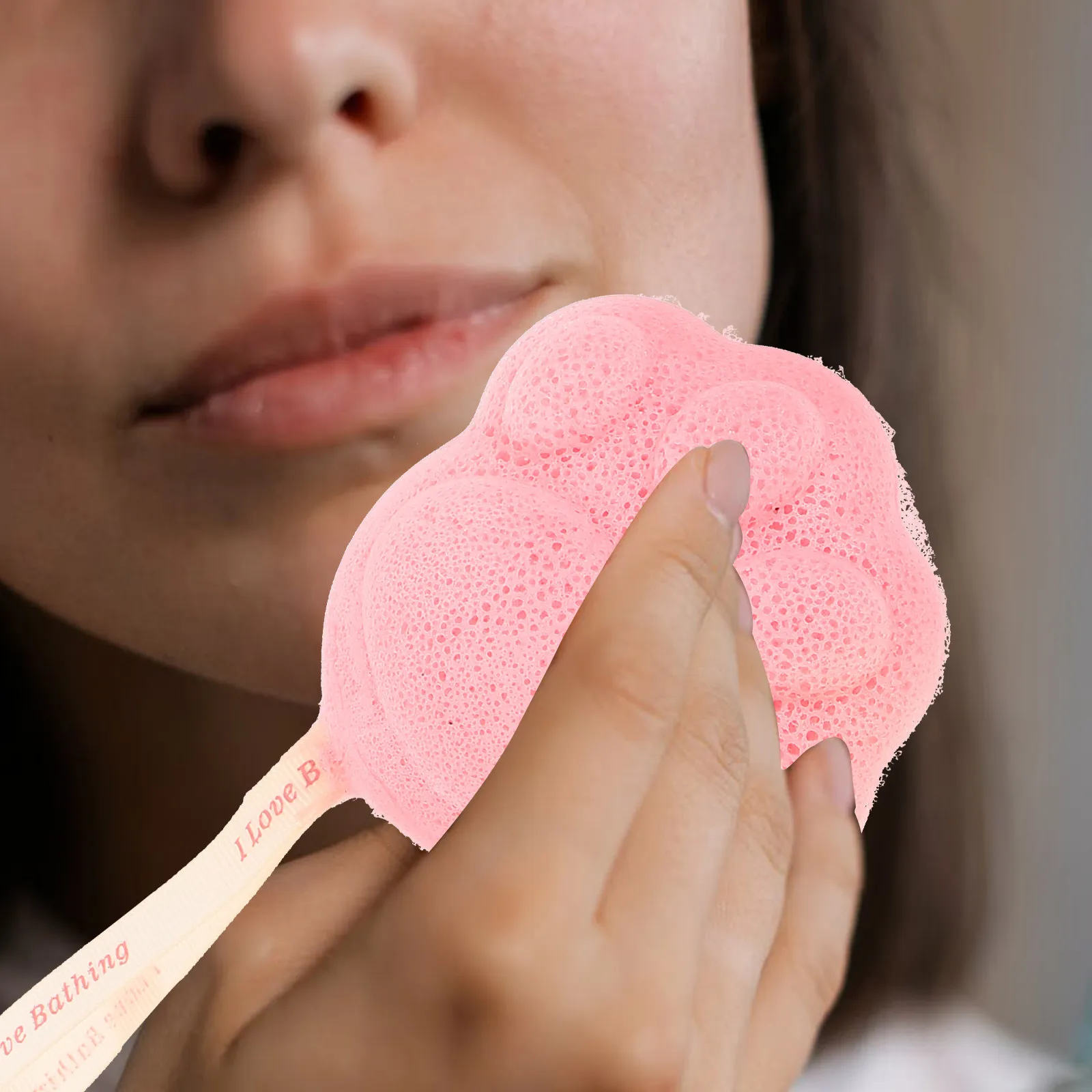 

4Pcs Face Cleaning Sponges Gentle Facial Scrubbers Soft Face Wash Tools Exfoliating Sponges Lightweight Portable for Home