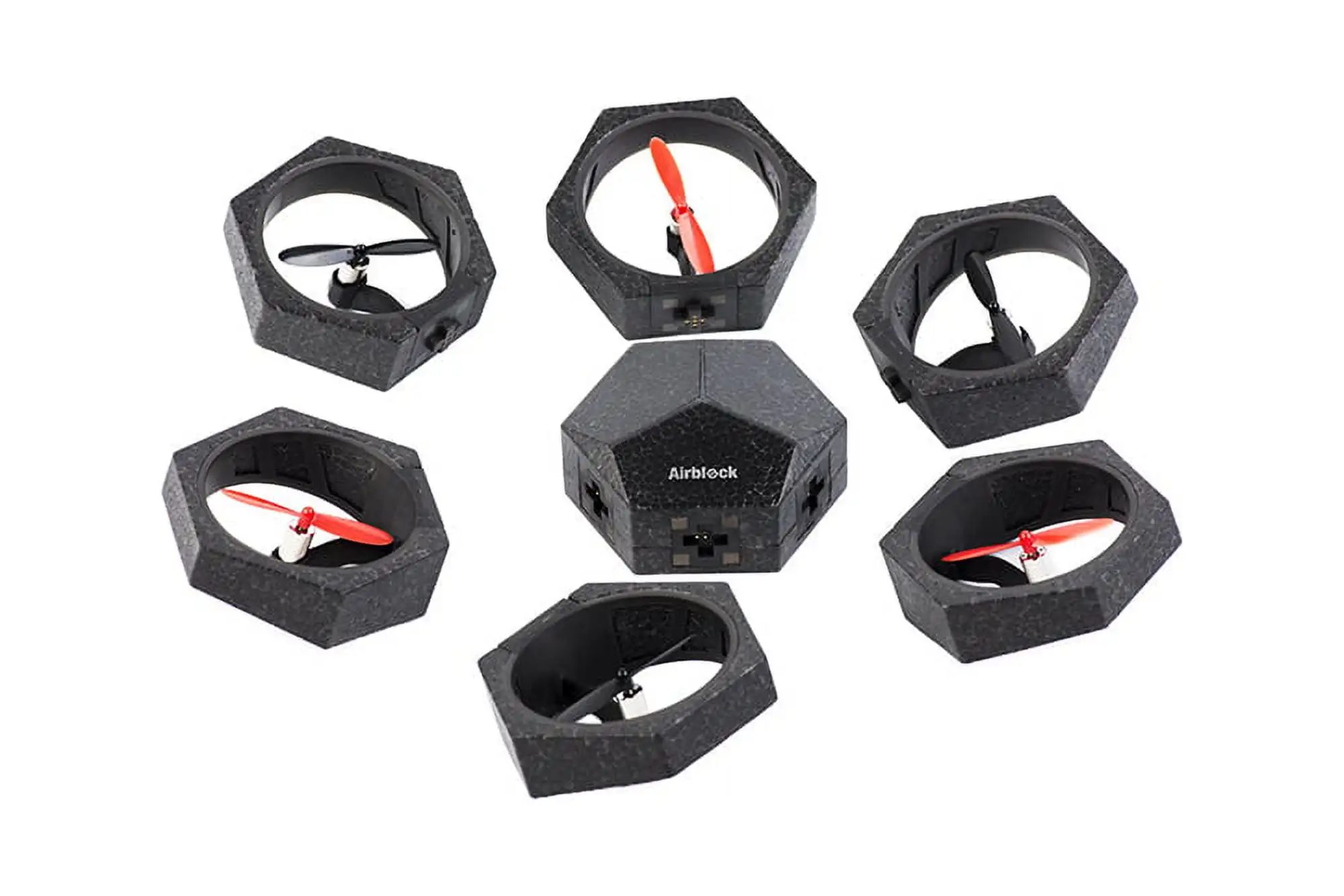 used- none new Airblock Indoor Programmable Drone and Hovercraft Make block