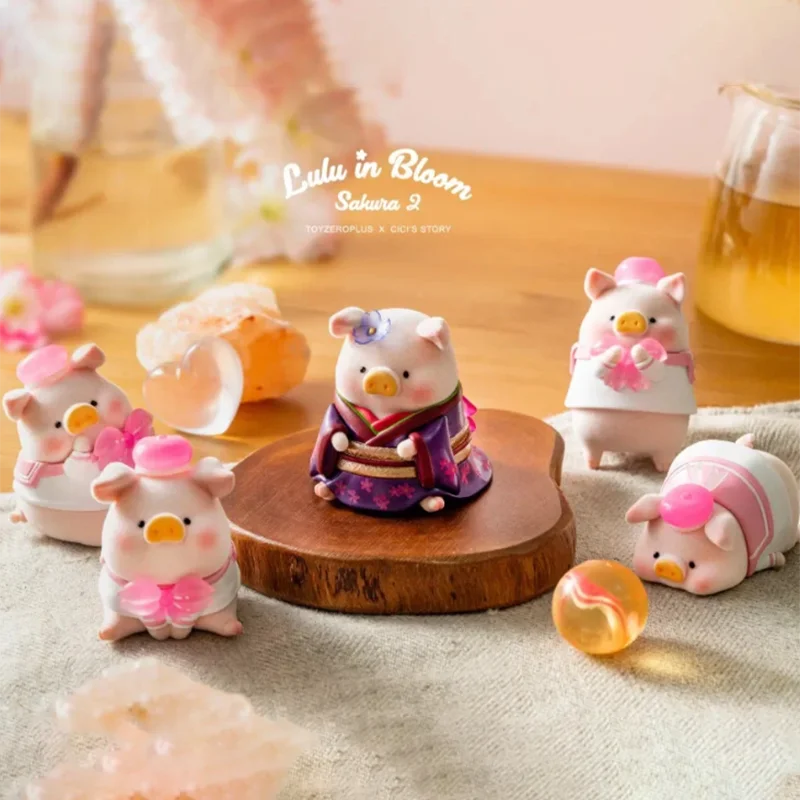 

Lulu Pig flower flower series blind box toy gift hand cute pig Lulu pig, tabletop decoration, suitable for gifts to friends