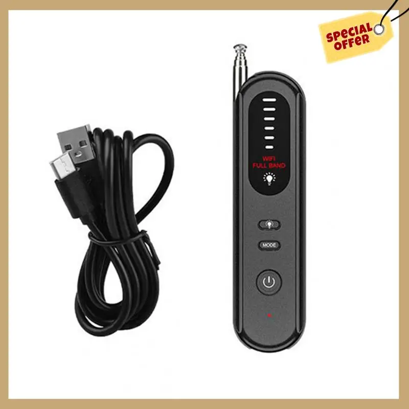 Stable Performance-Portable LED RF Wireless  High Sensitivity Anti- Cameras Finder For Listening & Surveillanc