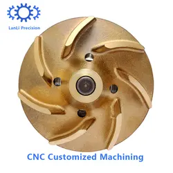 Custom Impeller Processing For Water Pump High Precision CNC Impeller Machining Welcome Your Design 1 pcs order welcome