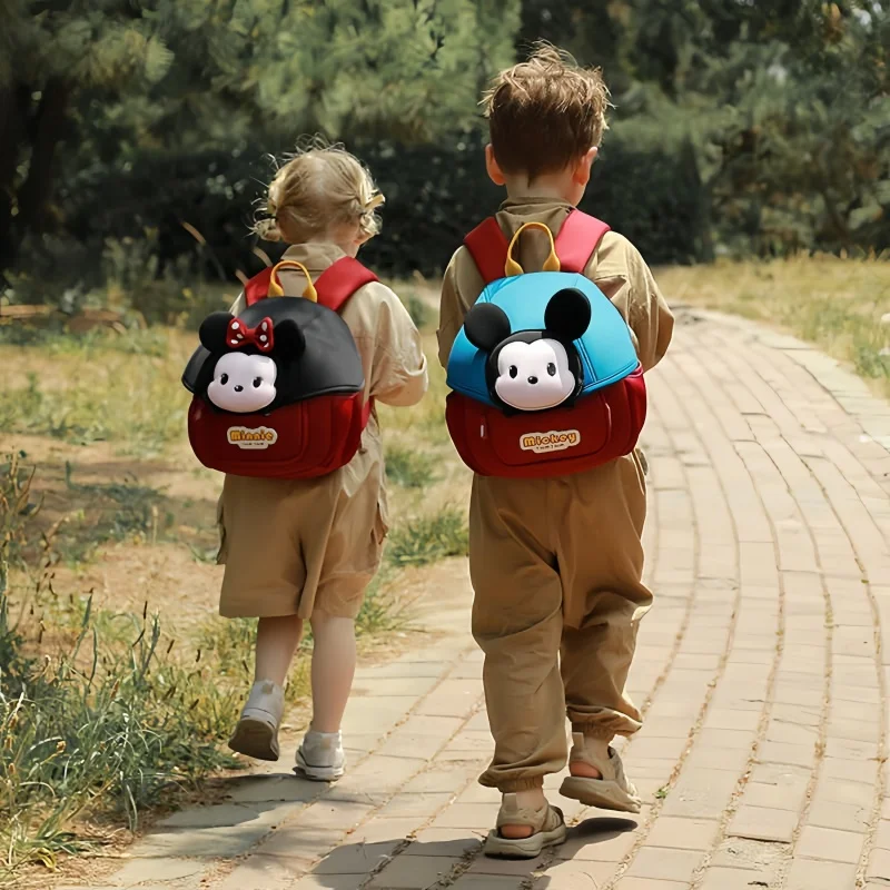 

New Disney Princess Elsa Kindergarten Backpack For Boys And Girls Backpacks For Children To Travel School Gifts In Stock