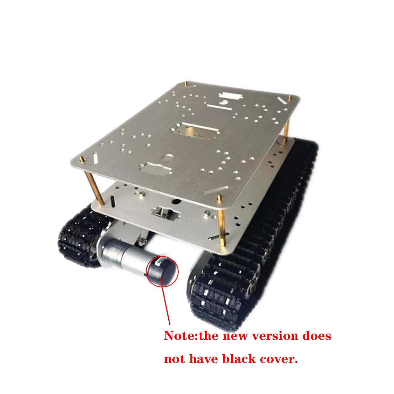 Inteligentny metalowy czołg RC z amortyzacją Gąsienicowy pojazd gąsienicowy Rama podwozia Platforma łożysk gąsienicowych, serwa, sterowanie