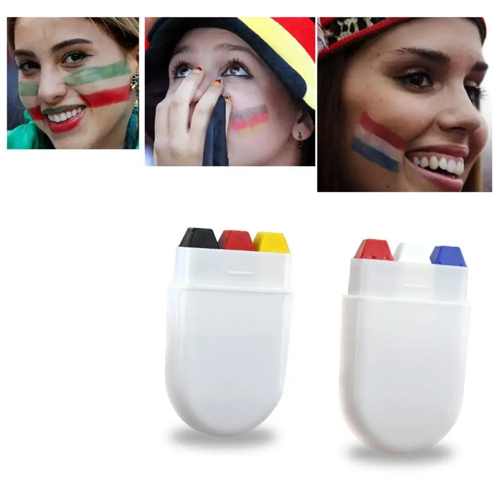 Lavável Rainbow Face e Body Painting Crayon Pen, Desenho de Maquiagem, Party Stage Pride Pen, Escovando Celebrações do Dia, Art Graf J4X8, 1Pc