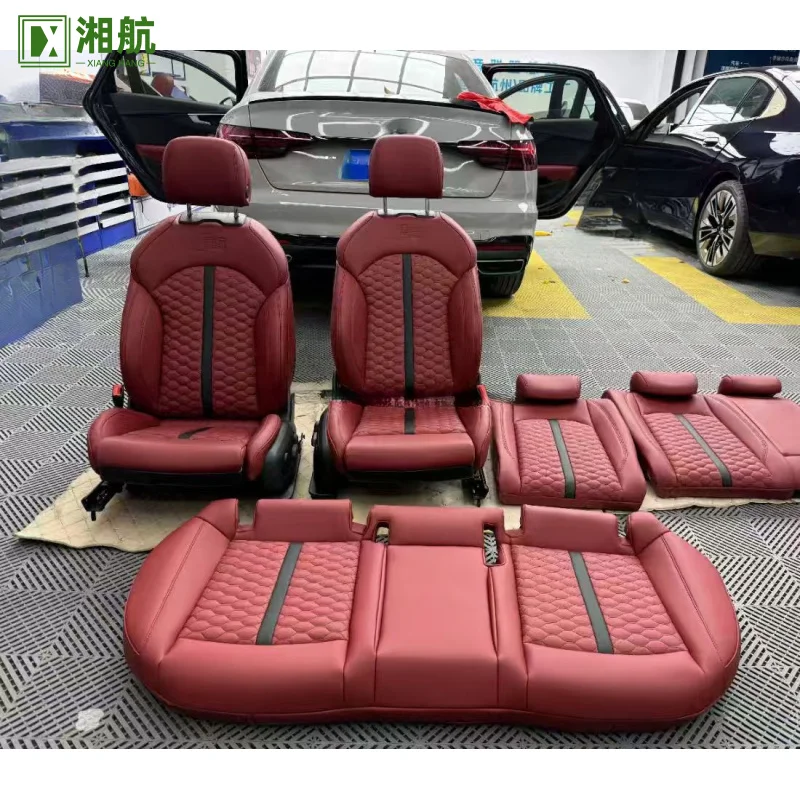 Suitable for Audi A1 A2 A3 A4 A5 A6 A7 Car Accessories Covers Full Set High Quality Leather Specific Seat Cover