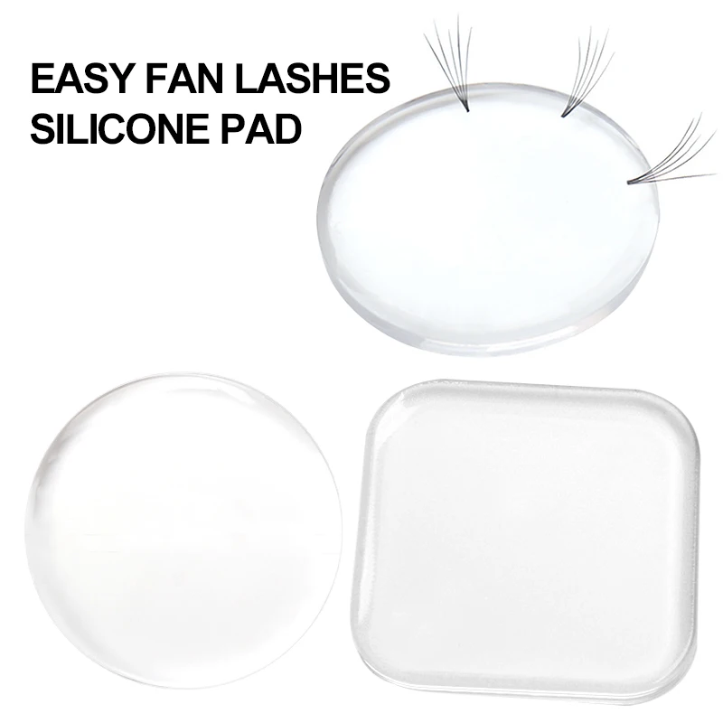 1/3pcs Silicone Easy Fan Lash Pads Lash Extensions Supplies Accessories Makeup Eyelashes Extension Volume Fans Silicone Pad