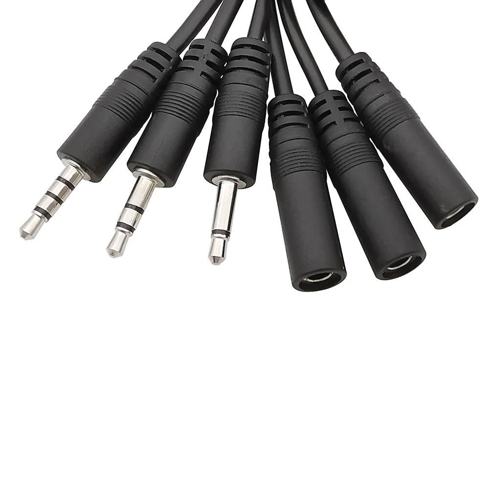 1/2/3/5pcs 3,5mm Audio kabelst ecker 2 3 4-poliger Mono-Stereo-Stecker Buchse Verlängerung kabel Aux Kopfhörer DIY Reparatur 30cm