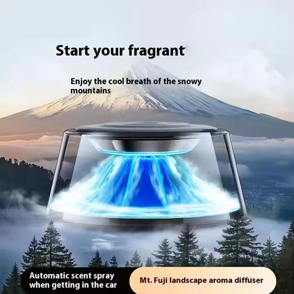Mount Fuji Aroma Diffuser Car Fragrance Interior Decor Aromatherapy Perfume Car Air Freshener Car Accessories