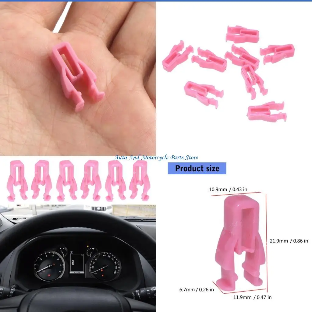 

P9FD Automotive Dashboard Clip Retainers With High Temperature Impact Resistant ABS Radio Trim Bezel Clips 90467-10203