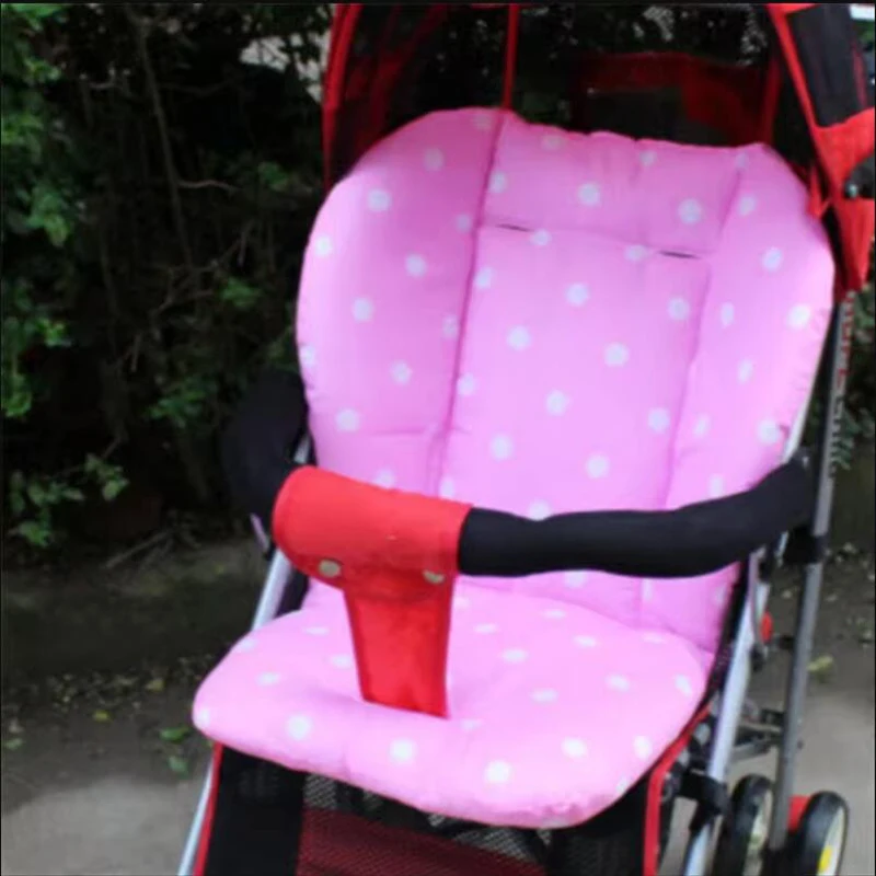 Thickened Baby Stroller Cotton Pad Baby Home Dining Chair Soft Sit Mat Simple Polka Dot Print Pattern Children Stroller Cushion
