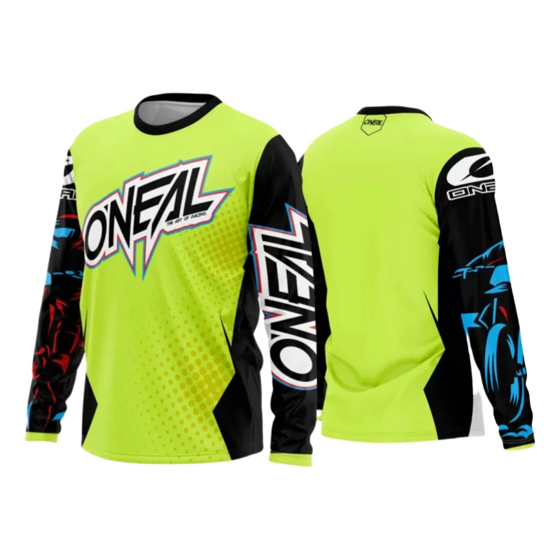 Motorcycle Ride Sports Men's Long Sleeve T-shirt Fashion Trend Unisex Tops Casual Loose O-neck Tees Spring Outdoor Gym Clothing image 6