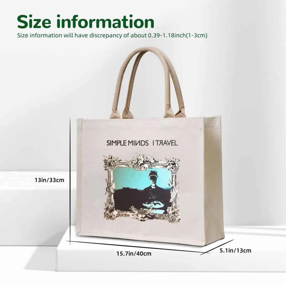 Simple Minds Tote Bag Lady bag ecological bags tote bag tote university