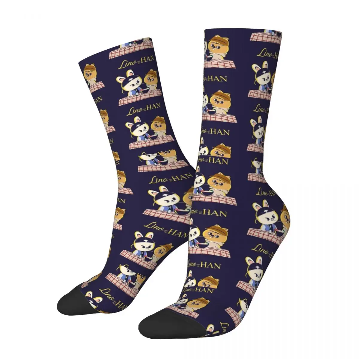 New Male Men Socks Casual SKZ Leebit Han Quokka Date Night Sock Polyester High Quality Women Socks Spring Summer Autumn Winter