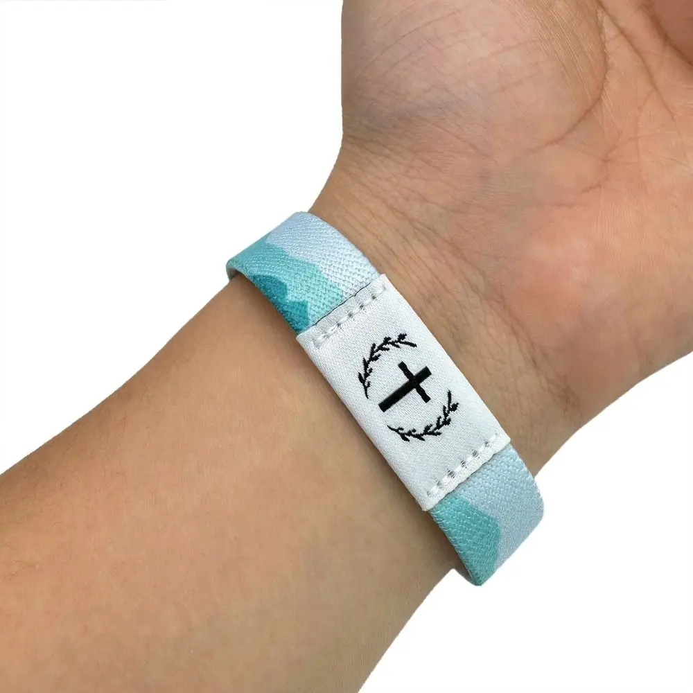 Creative Wearable Bible Wristbands Waterproof Elastic Bible Bracelet Smart Sensor with NFC Religious Bracelets Jewelry Gifts