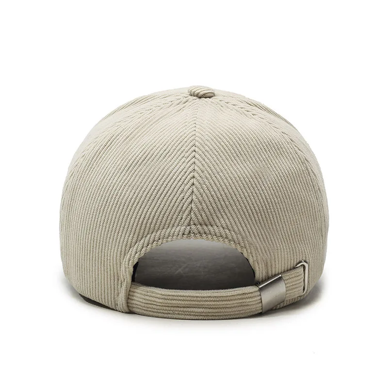 Czapka sztruksowa FS 2025 w kolorze pomarańczowo-beżowym, stylowa czapka bejsbolówka z literami dla mężczyzn, luksusowa marka, czapki damskie od projektantów, casquette homme.