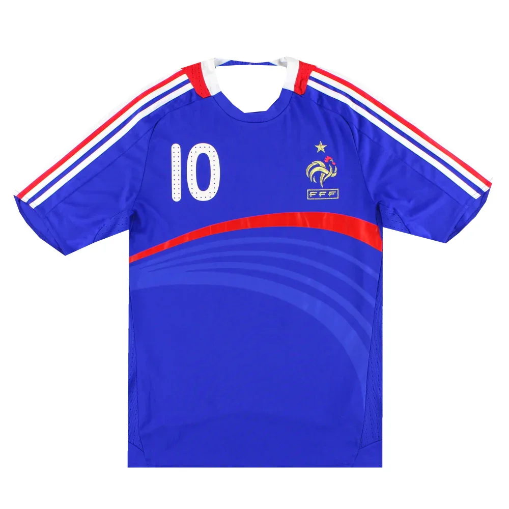 Camiseta de Fútbol Estilo Selección Nacional de Francia para Hombre, de Secado Rápido y Transpirable, con # 10 impresiones para fanáticos