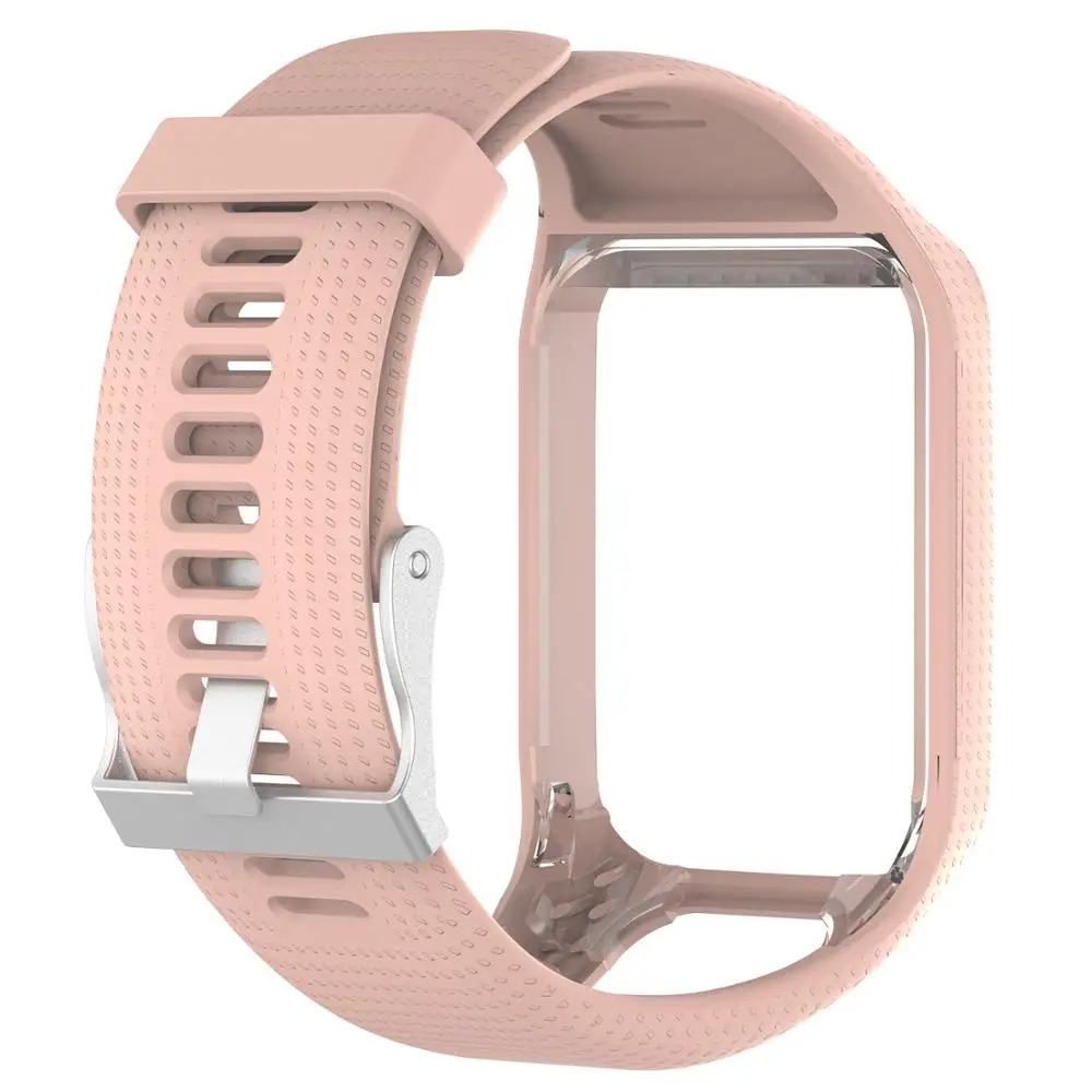 AKBNSTED الملونة سيليكون الرياضة حزام ل Tomtom عداء 2/3 القلب الموسيقى ساعة ذكية معصمه ل Tomtom سبارك 3 حزام ساعة اليد