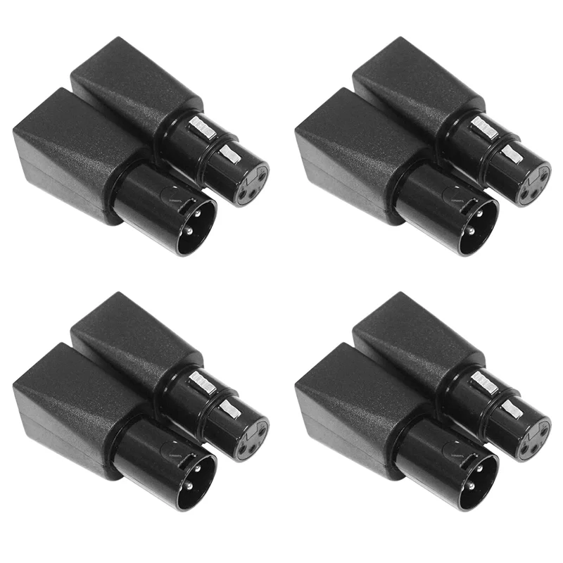 

TA-8X DMX To RJ45 Connector RJ45 Ethernet To 3 Pin XLR DMX Female & Male Adapter Sets (3PIN 1Pair)