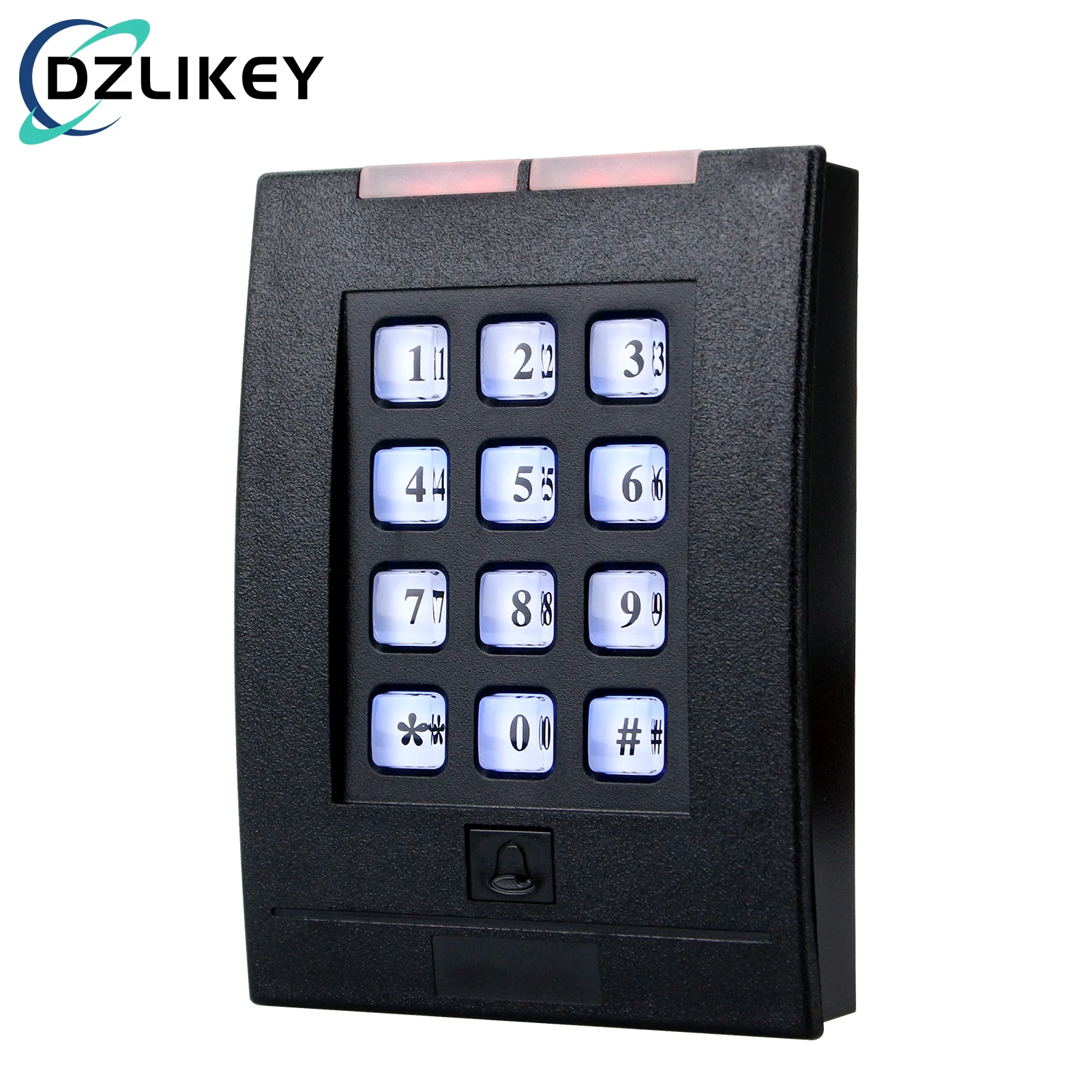 

125KHZ EMID Access Control Keypads,RFID Card Reader, can Receive Doorbell, Supports Wiegand 26/34, RS232, RS485, UART TTL Format